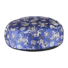 Meditationskissen Blau mit Drachen 