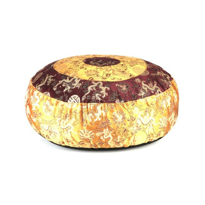 Meditationskissen Gold/Weinrot Meditationskissen Gold/Weinrot
