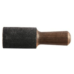 Klöppel mit Leder gross schwarz