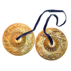 Zimbel klein mit Glückssymbol