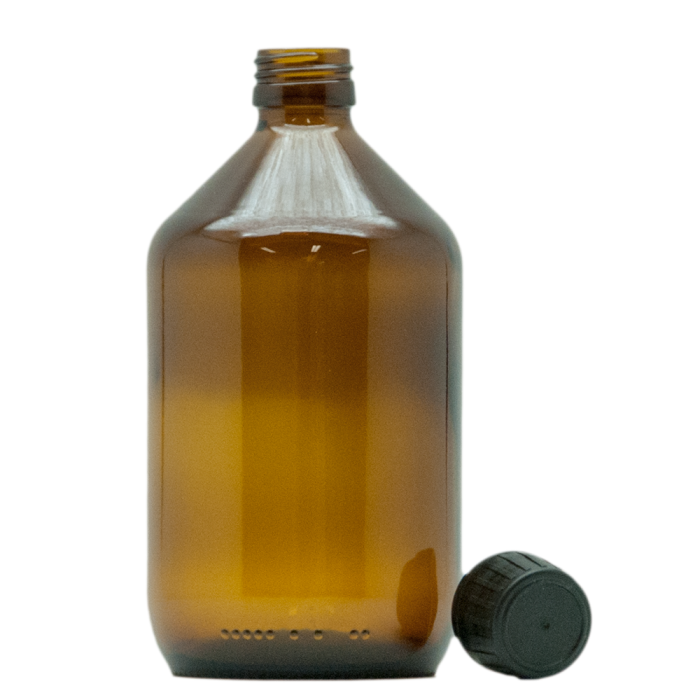 Braunglas mit Verschluss 500ml Braunglas mit Verschluss 500ml