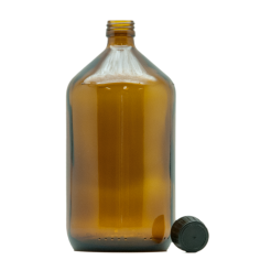 Braunglas mit Verschluss 1000ml