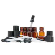 Braunglas mit Verschluss & Pipette 1.5ml