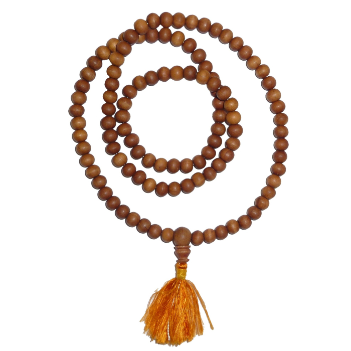 Mala aus Sandelholz lang  Mala aus Sandelholz lang