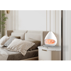 ROJ Aroma Diffuser & Himalayasalz Lampe