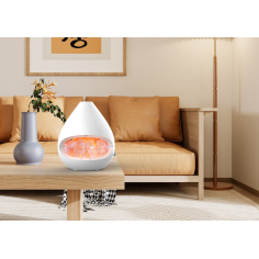 ROJ Aroma Diffuser & Himalayasalz Lampe