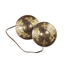 Gompa mit tib. Drachen klein gold