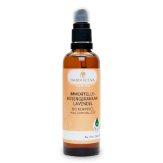 Immortelle-Rosengeranium-Lavendel Körperöl BIO