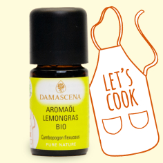 Lemongrass BIO Aromaöl | Aromaküche | 100% naturrein & Lebensmittelqualität