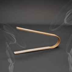 Räucherkohlenzange Bambus