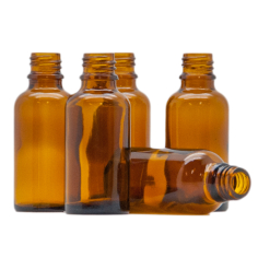 Braunglas ohne Verschluss 20ml