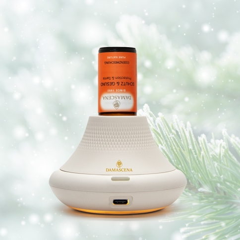 VOLCAN Diffuser inkl. Schutz & Gesund Essenzmischung