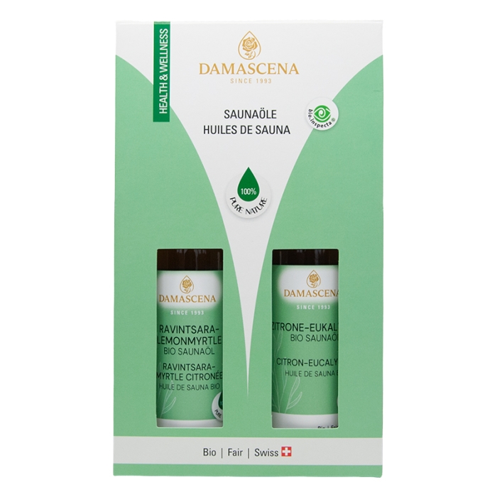 Saunaölset Ravintsara-Lemonmyrtle & Zitrone-Eukalyptus BIO