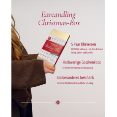 5 Paar Traditional Ohrkerzen Geschenkbox Weihnachten | Traditional Ohrkerzen